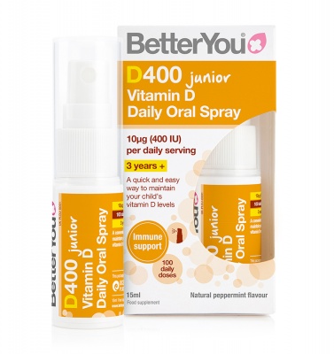Better You D400 Junior Vitamin D Daily Oral Spray 15ml